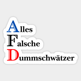 Anti AFD Gegen rechts Sticker